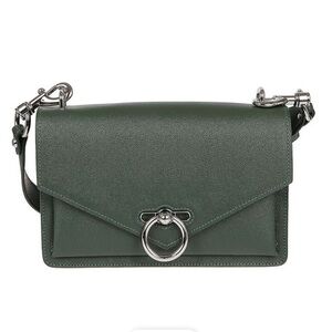 REBECCA MINKOFF GREEN/SILVER CROSSBODY BAG